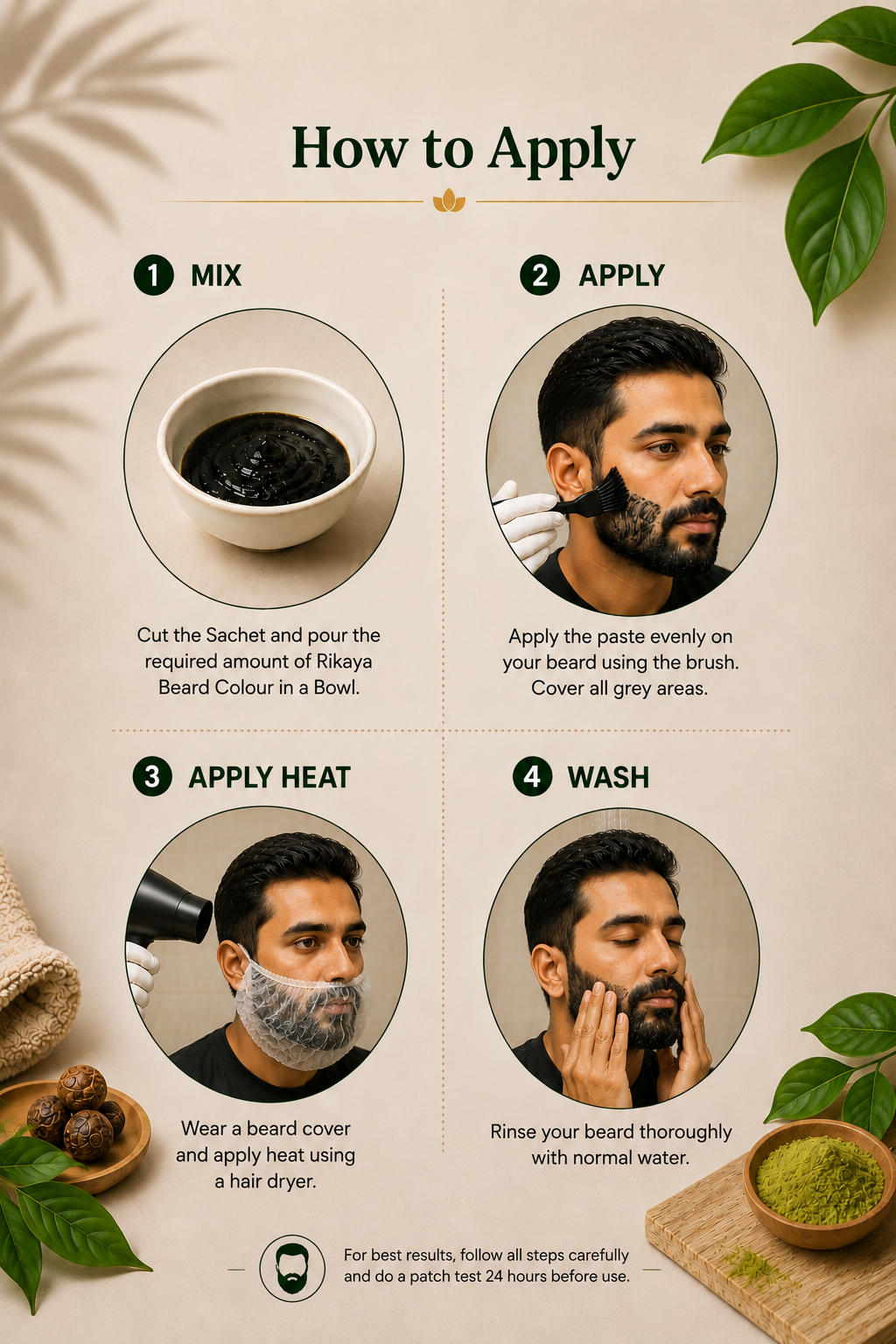 Natural Hair Colour Kit - Natural Black